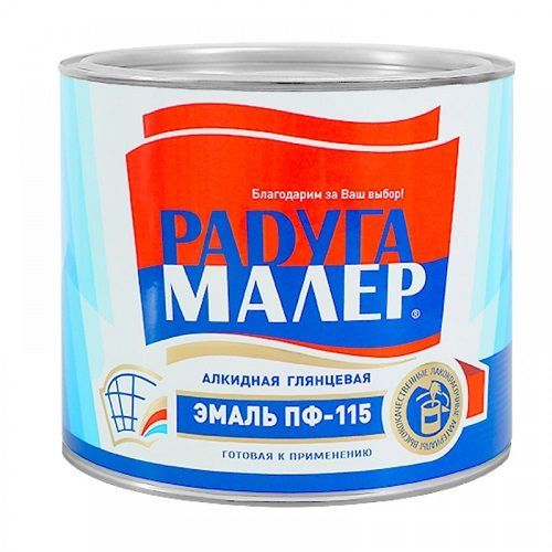 Эмаль ПФ-115 парижская зелень 1,9 кг Радуга