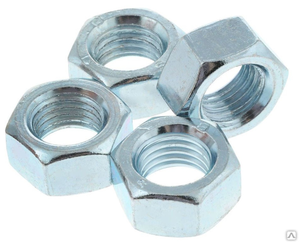 Гайка оцинкованная М16 DIN934