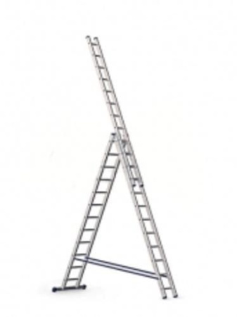Лестница 3-х секц.алюмин. 2,24м 3х8 5308 Alumet